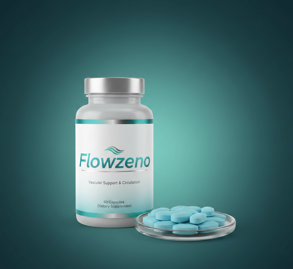 Flowzeno – Nahrungsergänzungsmittel, 60 Kapseln (Produktabbildung)